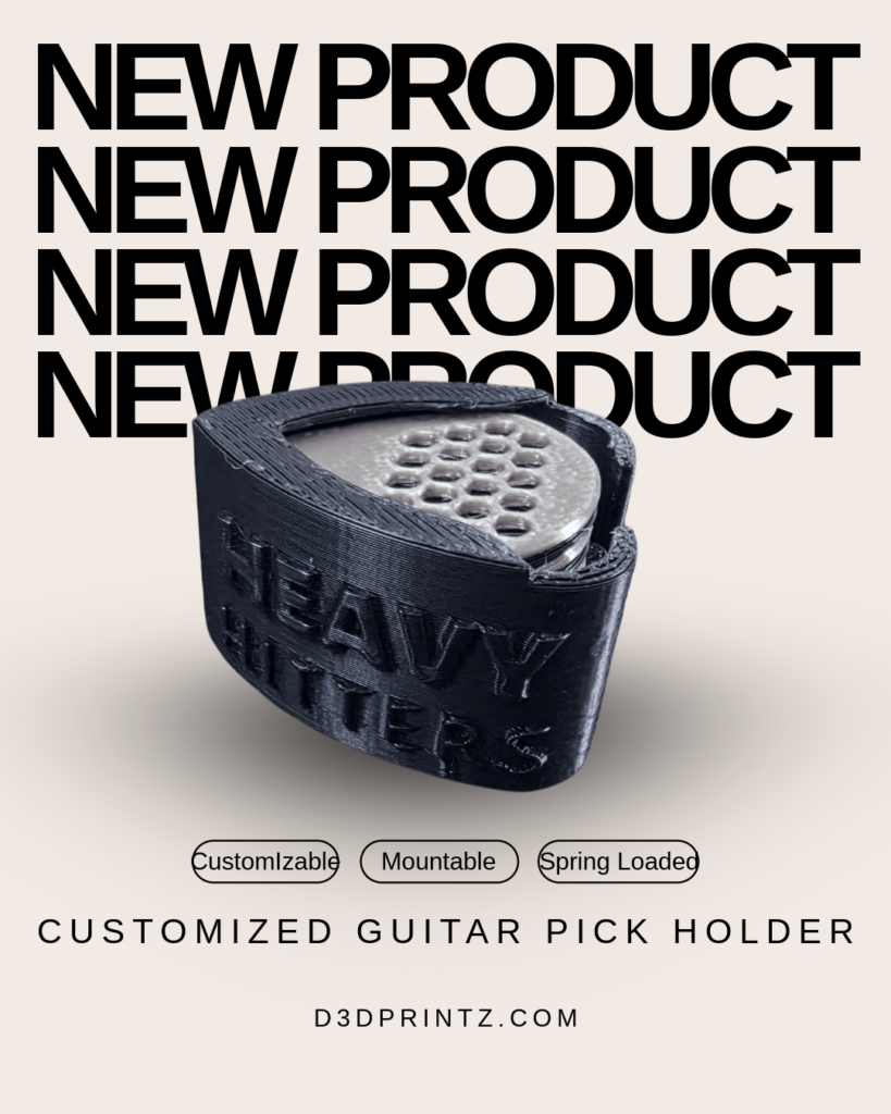 Customizable Guitar Pick Holder
